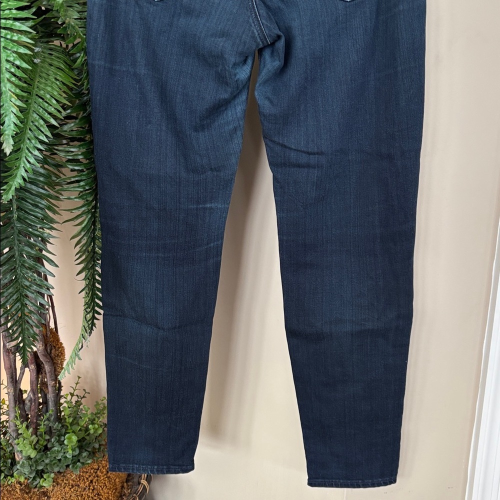 AG Adriano Goldschmied The Stevie Ankle Slim Straight Ankle Jeans Dark Blue Wash - Picture 10 of 16